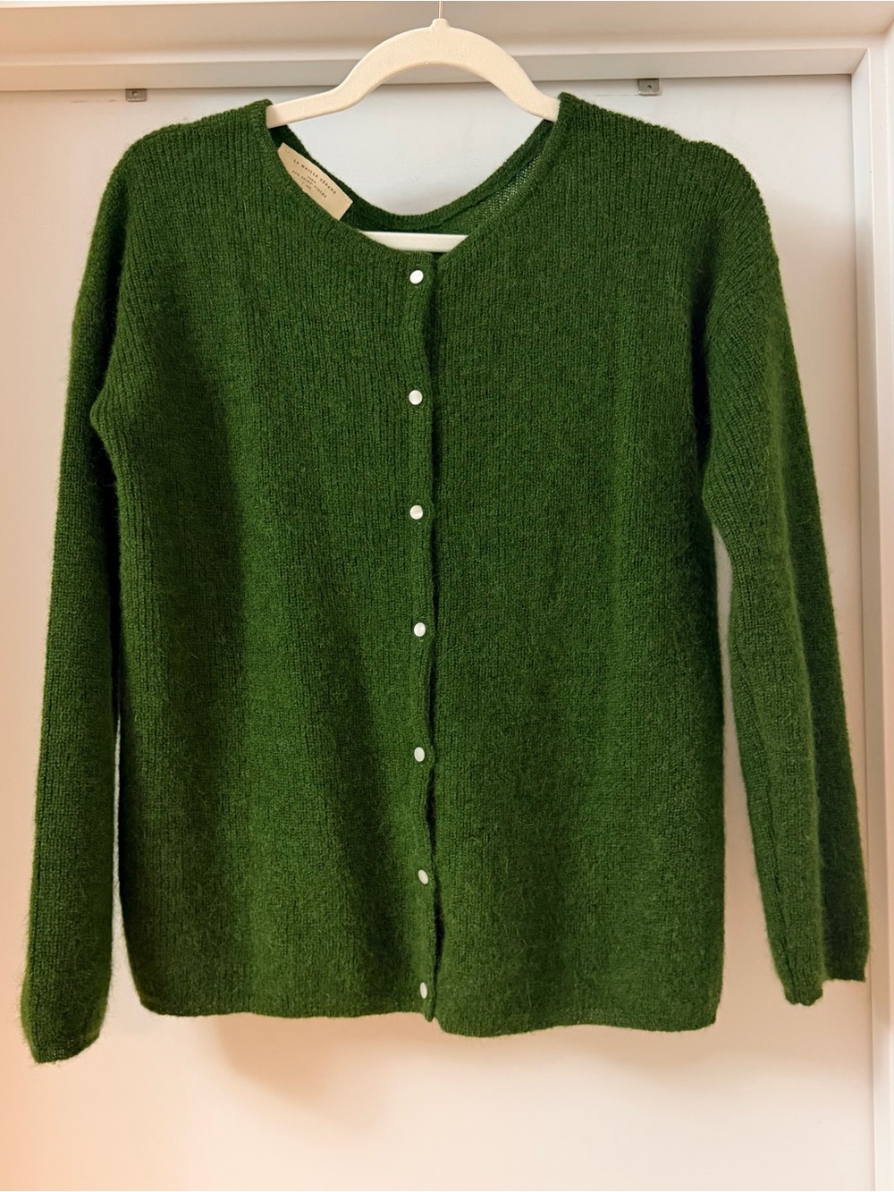 Sézane Gaspard Cardigan, Size XS, in Perfect Green - Picture 6 of 11